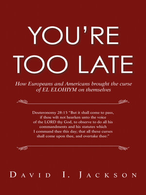 cover image of You're Too Late